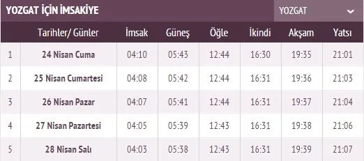 Ramazan İmsakiye yayınlandı! 2020 İstanbul sahur imsak vakti saat kaçta ve ilk oruç ne zaman? İstanbul, Ankara sahur saati ve il il iftar saatleri
