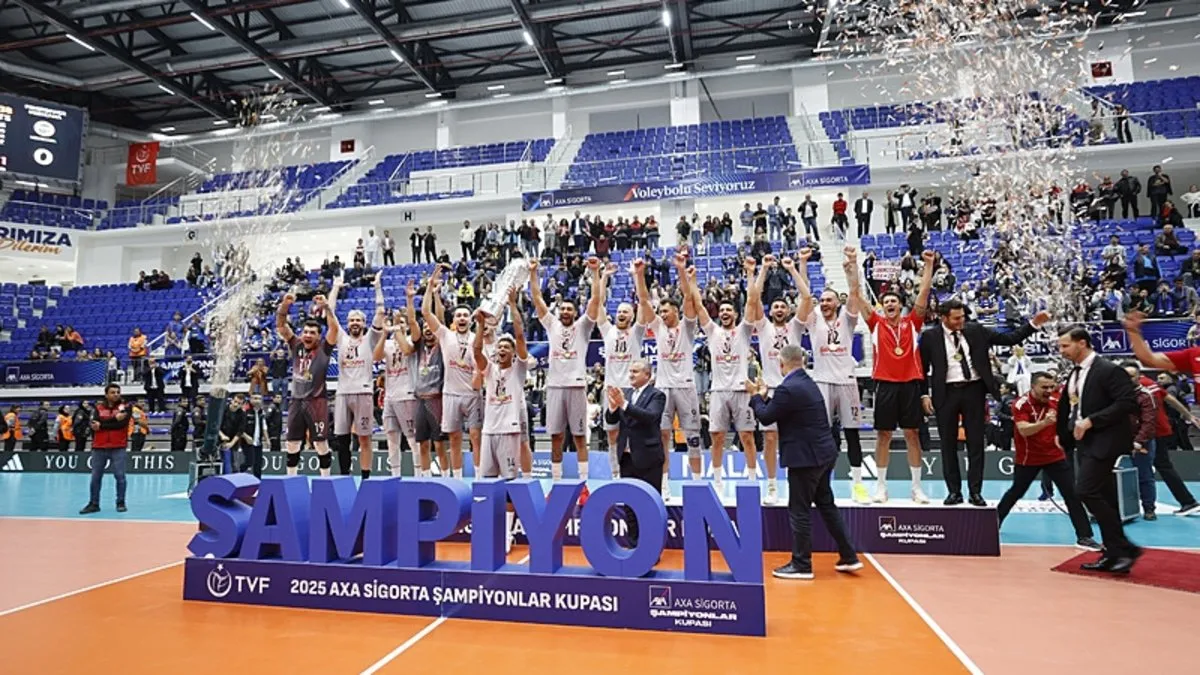 Voleybol Şampiyonlar Kupası zaferi Ziraat Bankkart'ın!