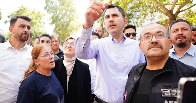 Bakan Kurum Sındırgı’daki köyleri ziyaret etti: Konutları 1 yıl içerisinde yapıp teslim edeceğiz