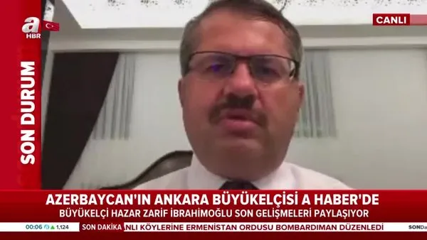 Azerbaycan'ın Ankara Büyükelçisi Hazar İbrahim'den A Haber'de önemli açıklamalar! 