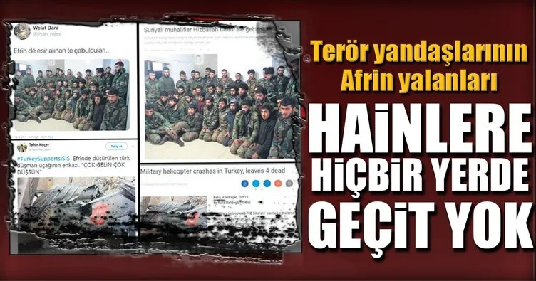 Hem Afrin’de hem de içeri de hainlere geçit yok