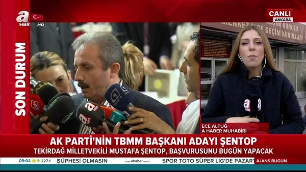 AK Parti'nin TBMM Başkan adayı Mustafa Şentop oldu! Başvurusunu bugün yapacak
