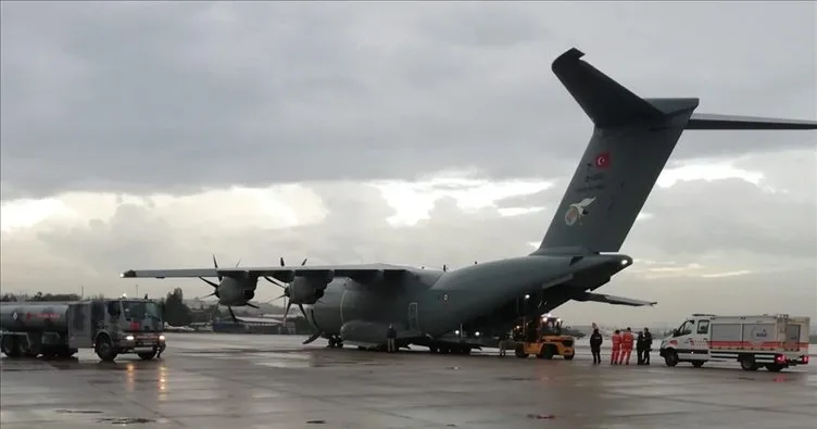 MSB deprem açıklaması: Nakliye uçakları göreve hazır
