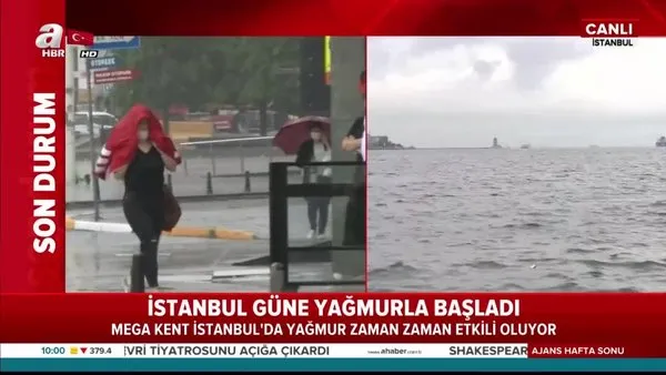 Son Dakika: İstanbul başta olmak üzere birçok bölgede yağış! Yurt geneli hava durumu | Video
