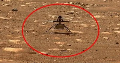 Mars gezegenindeki tarihi anlar kamerada! İnsanlık tarihinde bir ilk...