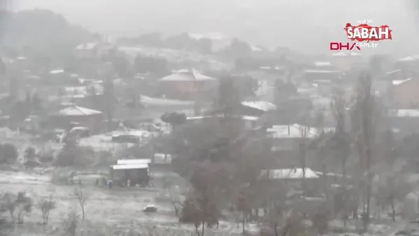 Son dakika! İstanbul'da beklenen kar yağışı başladı | Video