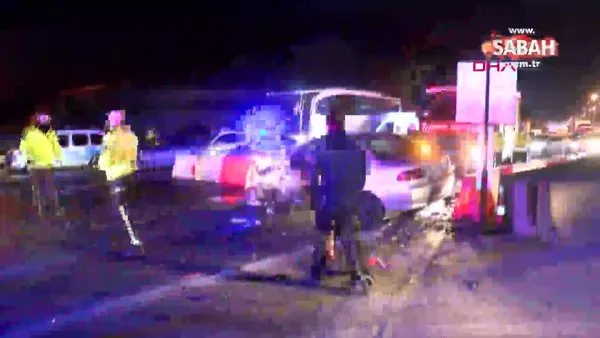 Kaza sonrası çekici bekleyen sürücü, otomobil çarpması sonucu öldü | Video