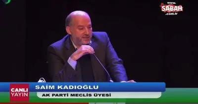 AK Parti Mecli Üyesi Saim Kadıoğlu’dan CHP’li Başkan Şükür Genç’e arıtma tesisi tepkisi | Video