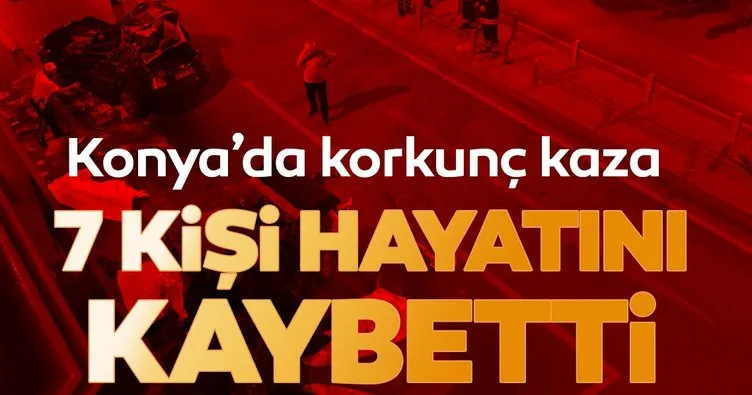 Son dakika: Konya'da korkunç kaza! Çok sayıda ölü...