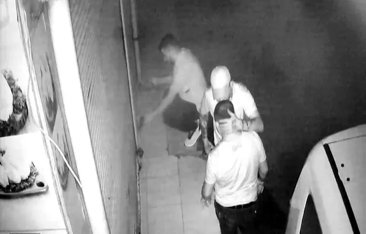 200 kilo et çalan hırsız, suç ortağını alnından öperek kutladı