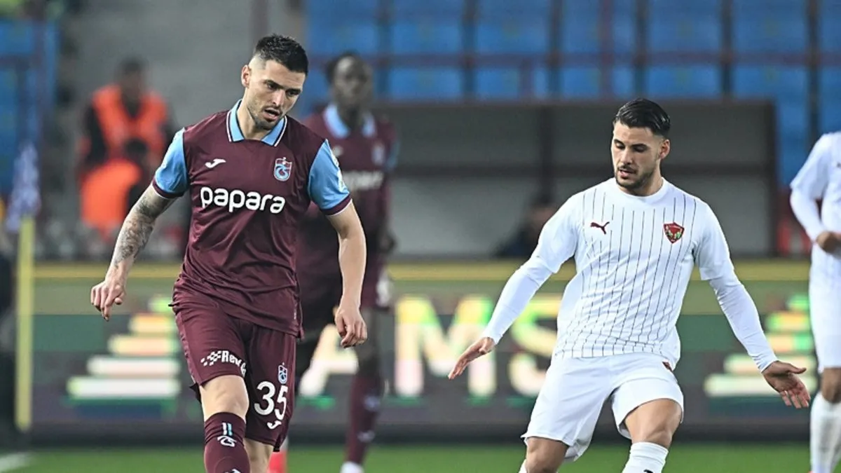 Son dakika: Trabzonspor evinde Hatayspor’a mağlup oldu!