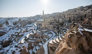 Kar yağarken Kapadokya...