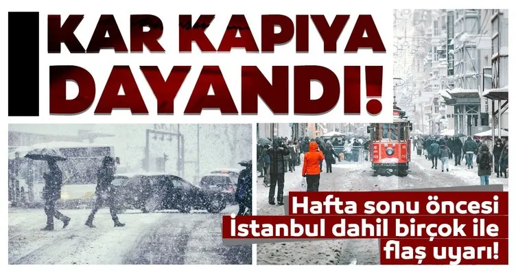 Son dakika hava durumu uyarısı: Fırtınanın ardından şimdi de kar yağışı uyarısı! İstanbul’da ne zaman kar yağacak?