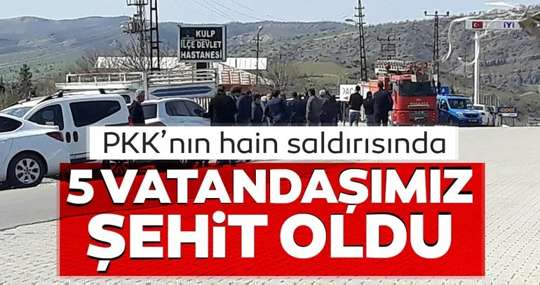 Son dakika: PKK’lı teröristlerden köylülere hain saldırı: 5 vatandaşımız şehit oldu