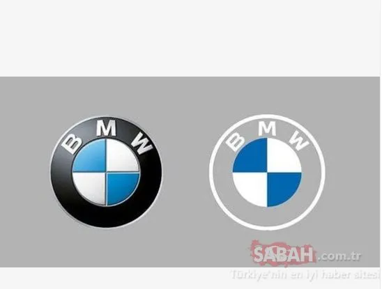 Alman otomotiv şirketi BMW logosunu değiştirdi! İşte BMW yeni logosu!