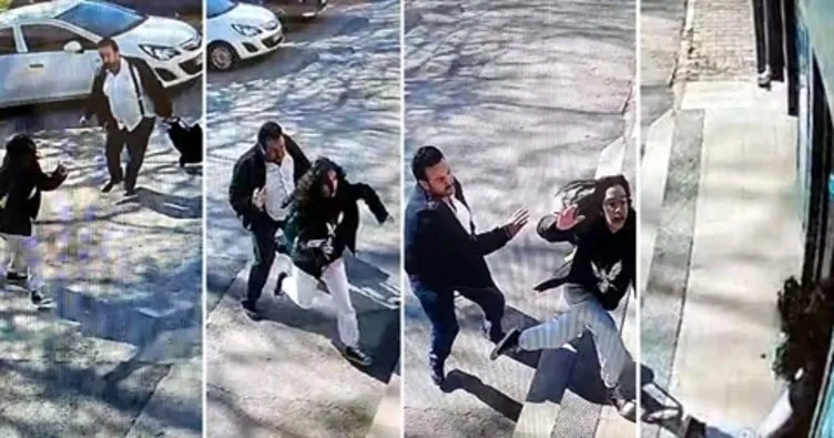 Antalya’da inanılmaz görüntü: Kız çocuğunun sırtına vurup yere düşürdü!