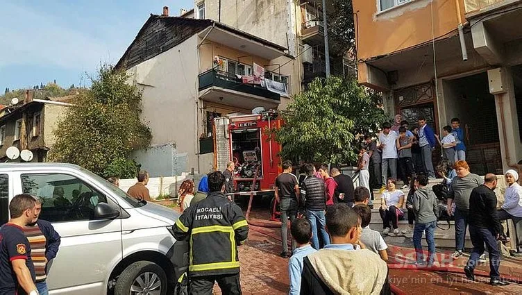 Kedilerini kurtarabilmek için alevlerin arasına daldı