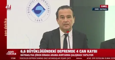 Kandilli Rasathanesi Müdürü’nden canlı yayında İzmir depremi hakkında flaş açıklamalar | Video