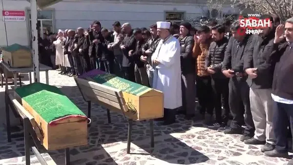 Elazığ'da katledilen 6 kişilik aile son yolculuklarına uğurlandı | Video