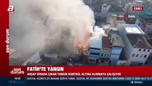 SON DAKİKA: İstanbul Balat'ta Çukur isimli dizinin çekildiği kahvehanede yangın! | Video