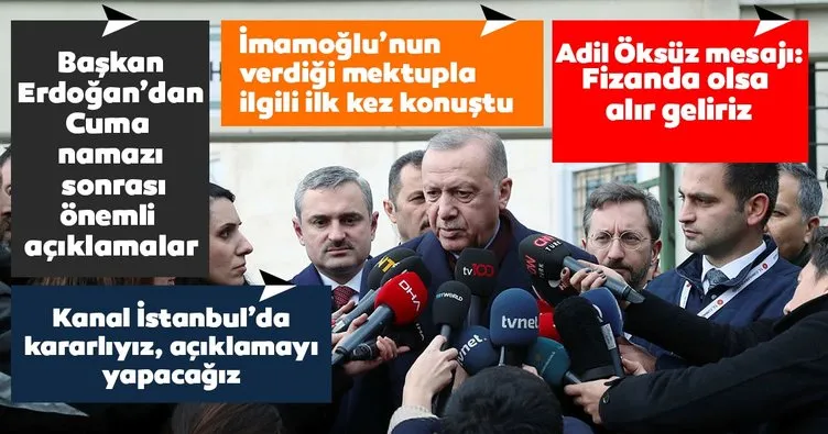 Son dakika: Başkan Erdoğan İstanbul’da önemli açıklamalarda bulundu!