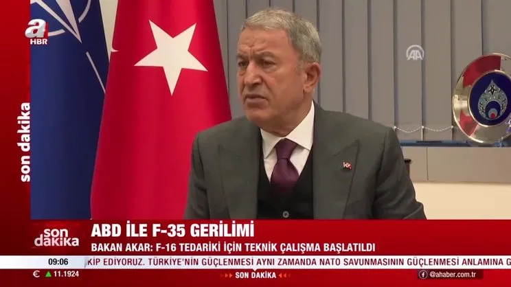 Bakan Akar'dan F-16 açıklaması: Teknik çalışma başlatıldı