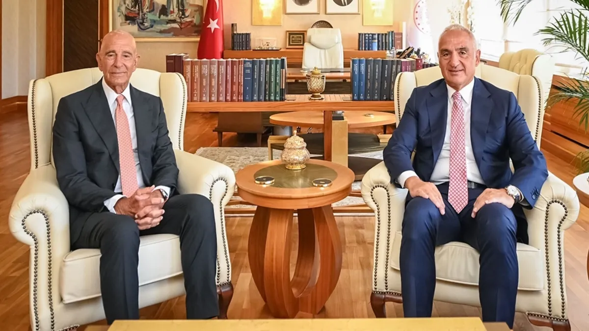 Kültür ve Turizm Bakanı Mehmet Nuri Ersoy, ABD Büyükelçisi Barrack’ı kabul etti Kültür ve Turizm Bakanı Mehmet Nuri Ersoy, ABD Büyükelçisi Barrack’ı kabul etti