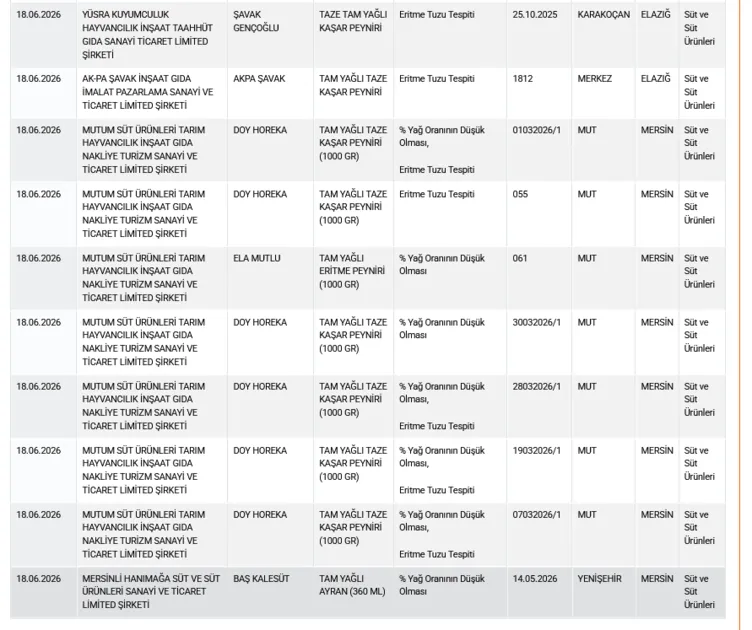 Harika dedikleri sucukta dil, kıymada taşlık çıktı! İşte gıdada yeni ifşa listesi
