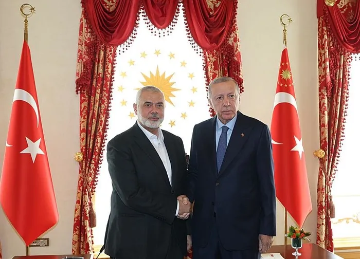Türkiye'den Gazze hamlesi! Başkan Erdoğan Haniye'yi kabul etti