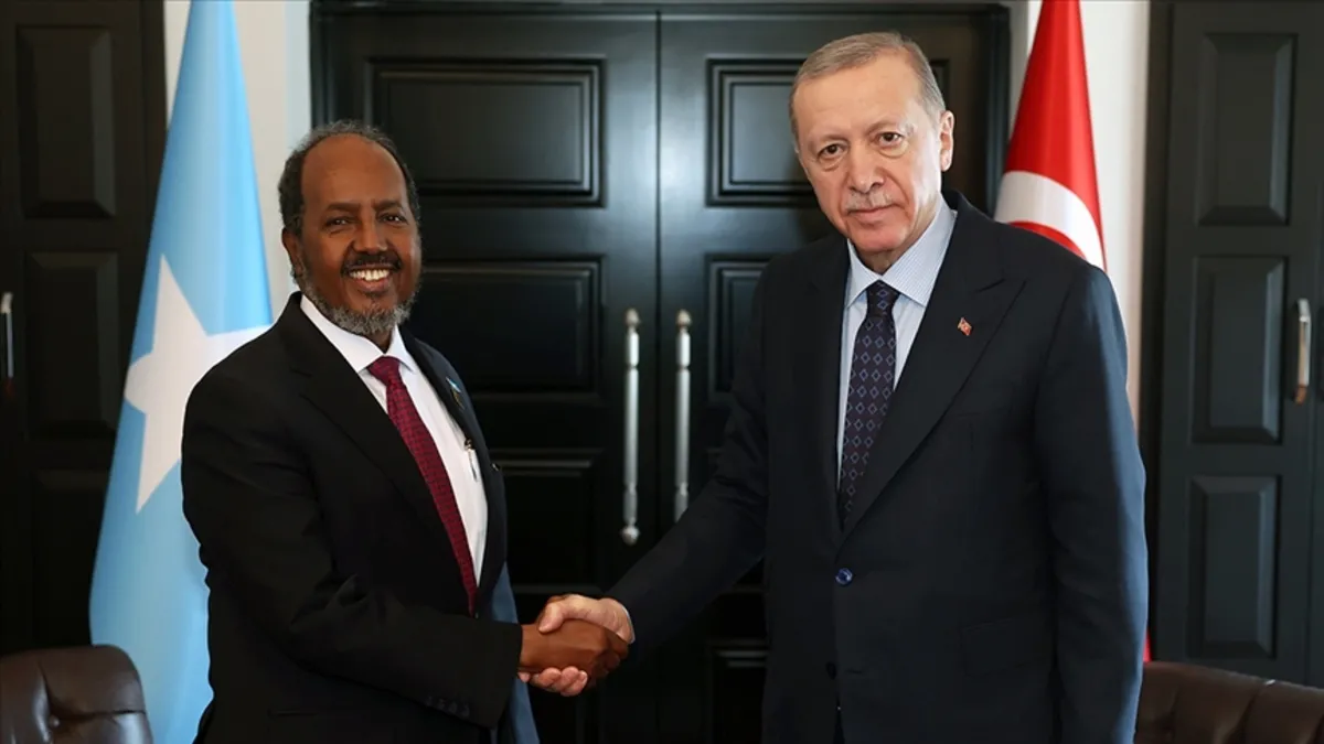 Başkan Erdoğan Somali Cumhurbaşkanı ile görüştü Başkan Erdoğan Somali Cumhurbaşkanı ile görüştü