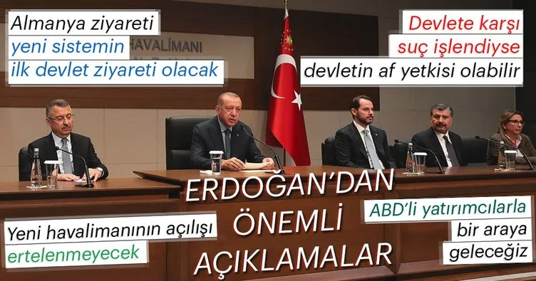 Son Dakika: Başkan Erdoğan'dan ABD ziyaret öncesi önemli açıklamalar!