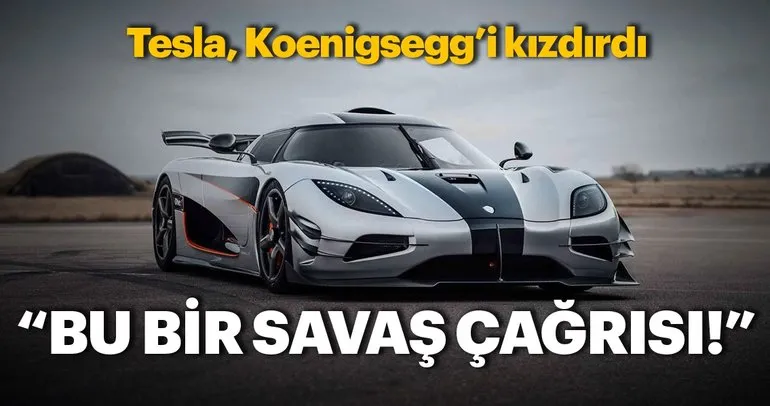 Koenigsegg: Bu bir savaş çağrısı!