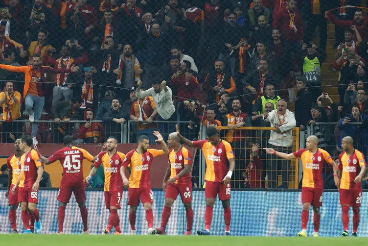 Galatasaray - Club Brugge maçından kareler