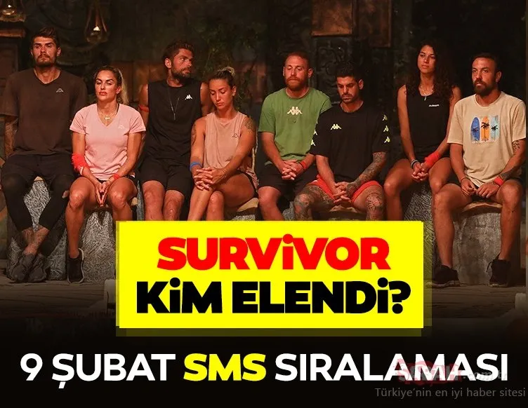 Survivor’da kim elendi? 9 Şubat Survivor All Star’da SMS oylaması ile elenen yarışmacı BELLİ OLDU! İşte adaya veda eden isim!