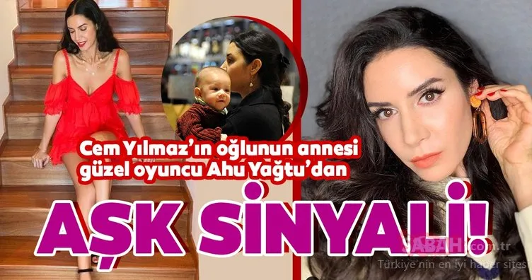 Cem Yılmaz’ın eski eşi Ahu Yağtu’dan aşk sinyali! Cem Yılmaz’ın oğlu Kemal’in annesi Ahu Yağtu sosyal medyadan duyurdu...