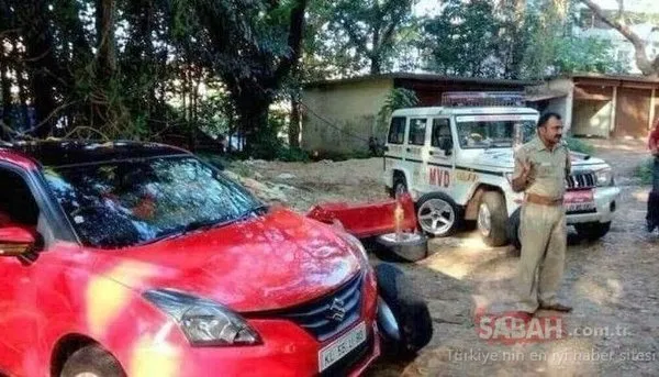 Otomobilin son hali şaşırttı!