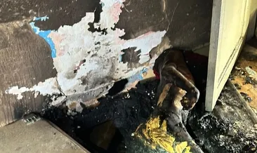 Yangında can verdi!