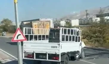 Malatya'da kamyonet ile hafriyat kamyonu çarpıştı: 1 ölü #malatya