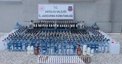 Jandarmadan kaçak alkol baskını