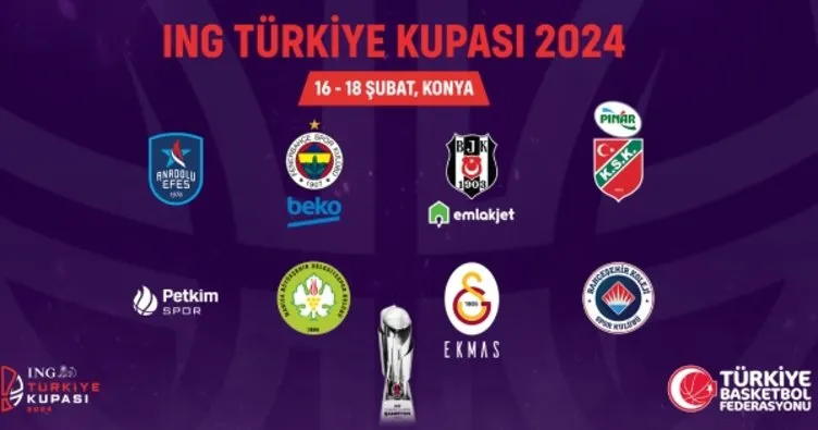 ING Basketbol Erkekler Türkiye Kupası kura çekimi yapıldı
