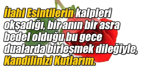 Kandil mesajları 2018! En güzel resimli Miraç Kandili mesajları ile sevdiklerinizi unutmayın