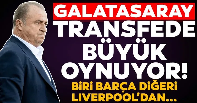 Son dakika haberi: Galatasaray transferde büyük oynuyor! Biri Barcelona diğeri Liverpool’dan...