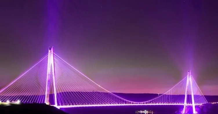 Yavuz Sultan Selim Köprüsü Dünya Epilepsi Günü için mora bürünecek