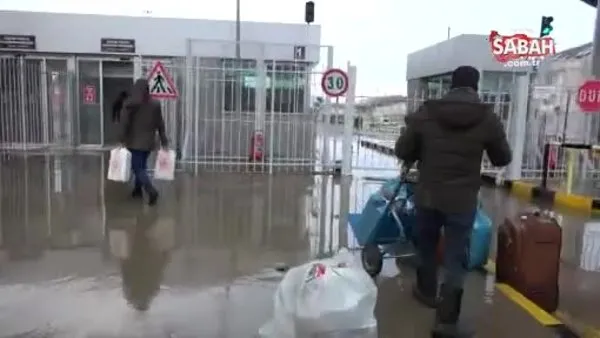 Esendere Sınır Kapısı tekrar geçişlere açıldı | Video