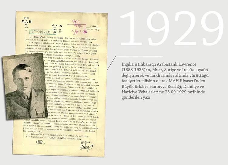 MİT arşivi açtı: Arabistanlı Lawrence’in gizli faaliyetleri gözler önünde