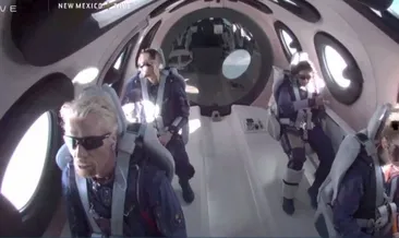 Branson, uzaya giden ilk milyarder oldu