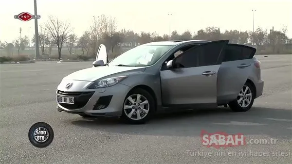Mazda otomobilinin son halini görünce inanamadı!