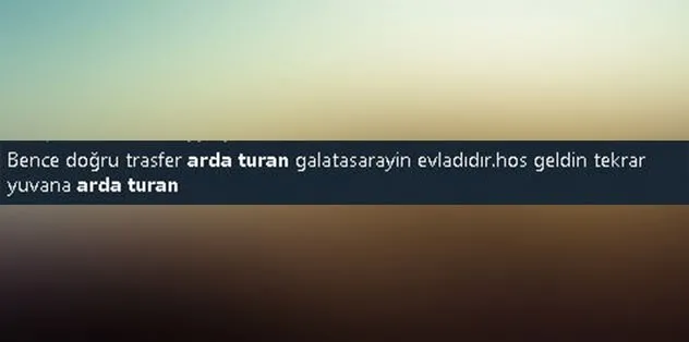Fatih Terim'e taraftardan Arda Turan tepkisi!