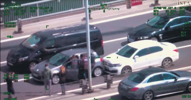 Havada SİHA devriyesi