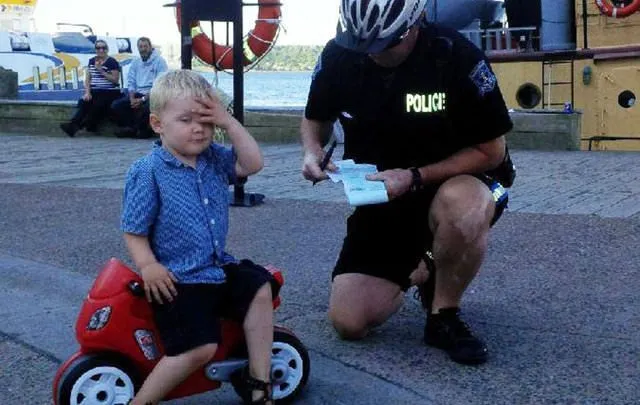 3 yaşındaki çocuğa trafik cezası